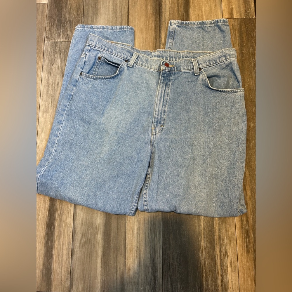 Vintage Brittania Cotton Denim High Rise Jeans